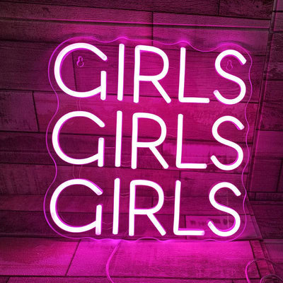Girls Girls Girls Party Custom LED Neon Light Sign wall decor