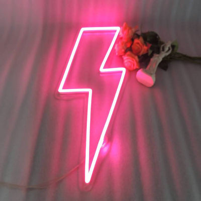 Neon Light Lightning Bolt Led Neon Sign Wall Light