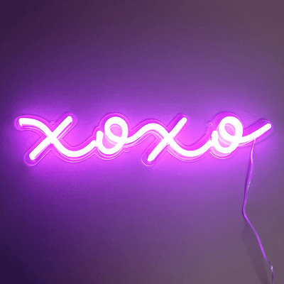 XoXo LED sign for home, weddings, special occasions
