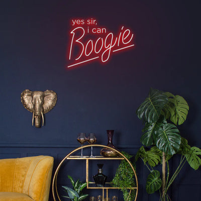 Yes Sir, I Can Boogie Neon Sign