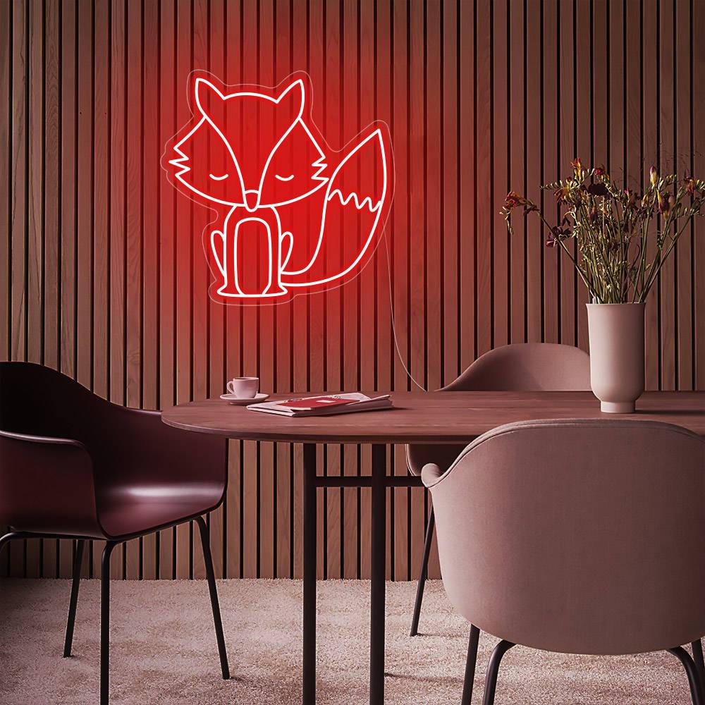 Fox clearance neon light