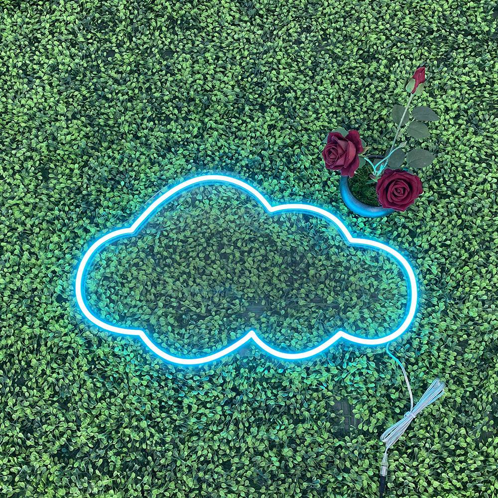 cloud neon light for kids, neon cloud sign for bedroom