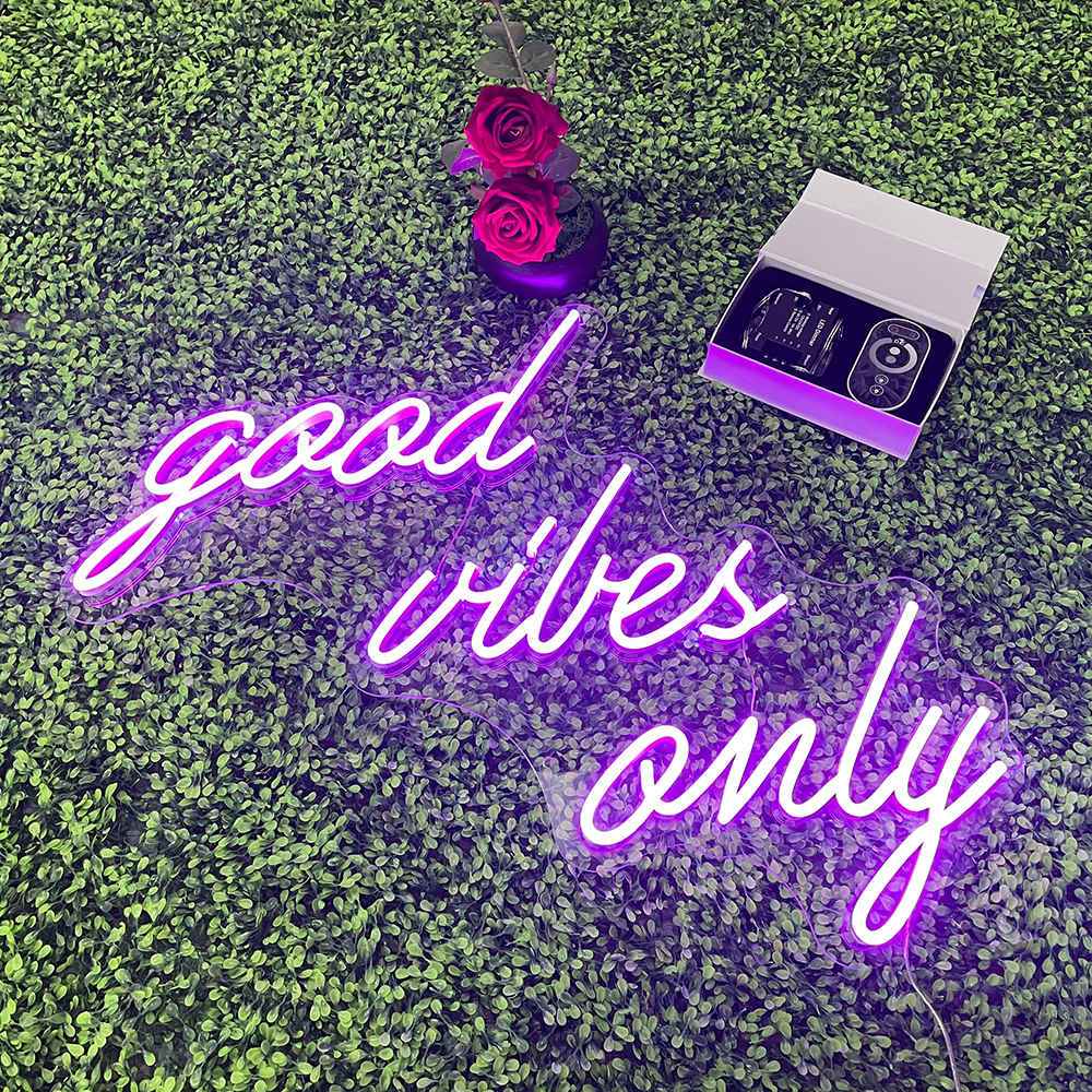 Good Vibes Only Neon Sign