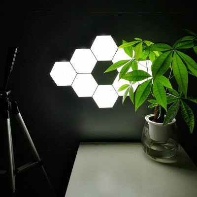 Hexagon Lights LED Panel Light Set, Touch Sensitive and Controllable RGB Lighting for Mood Lighting