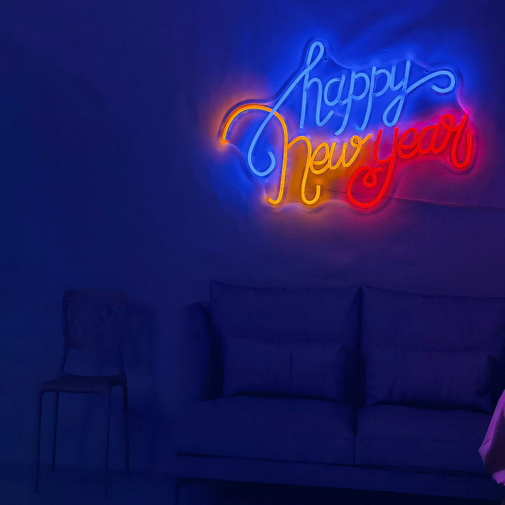Happy New Year- LED Neon Sign 2 Versions
