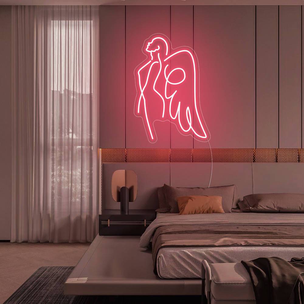 Angel Girl Neon Sign