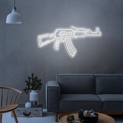 Gun-LED Neon Sign