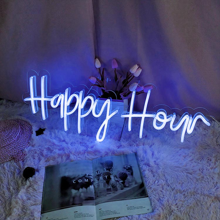 Happy Hour - LED Neon Sign