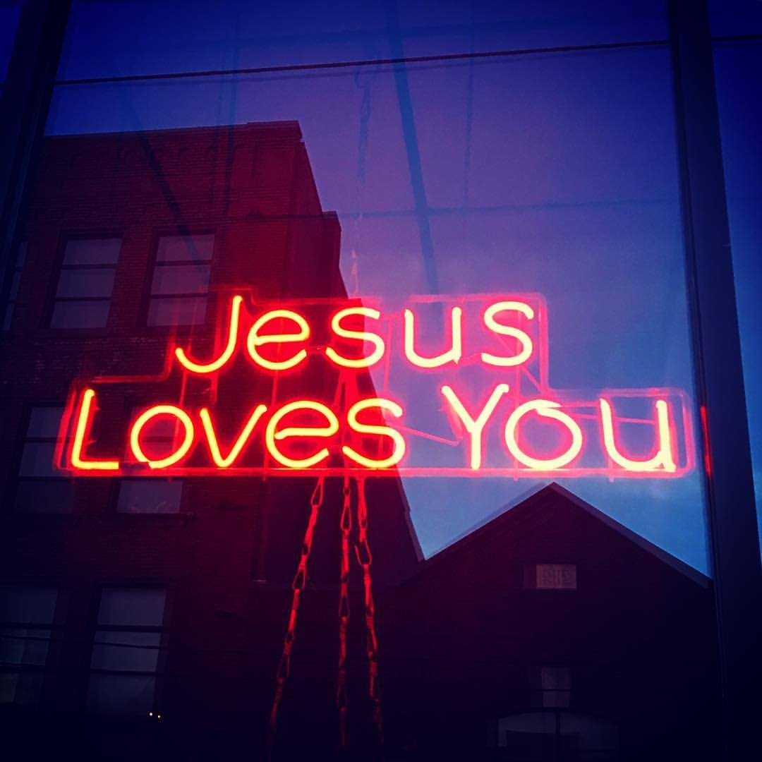 JESUS Neon Sign
