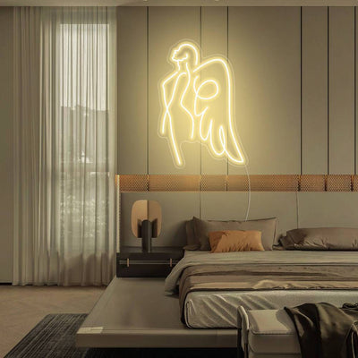 Angel Girl Neon Sign