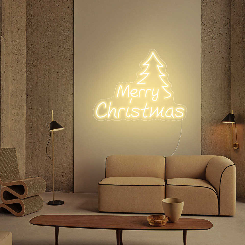 Merry Christmas Neon Sign / Holiday Decoration Light / Christmas Decoration / Merry Christmas LED Lights