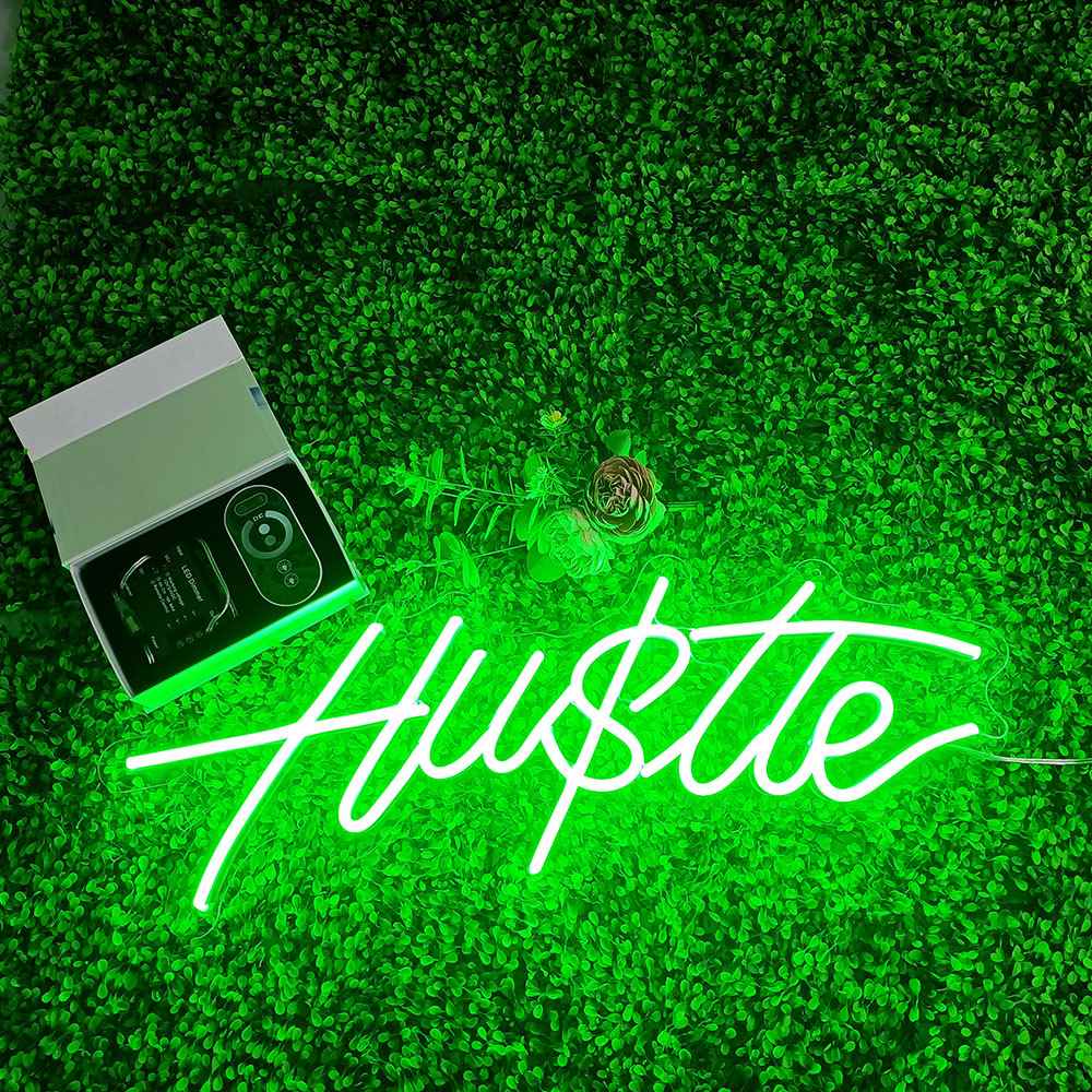 HUSTLE Neon Sign