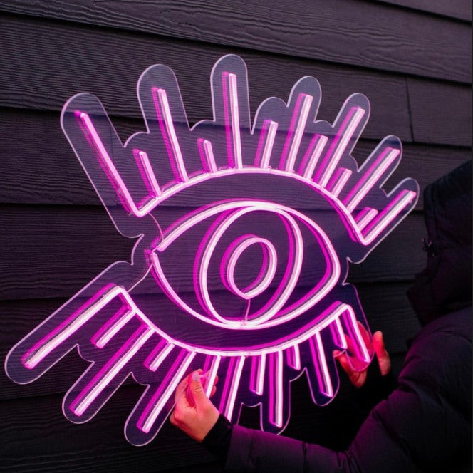 Neon Eye custom eyes neon sign