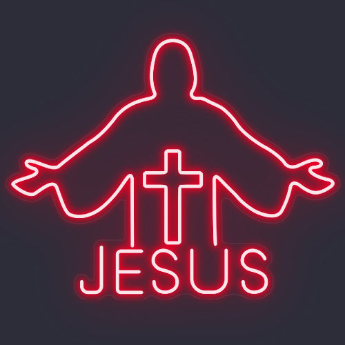 JESUS Neon Sign