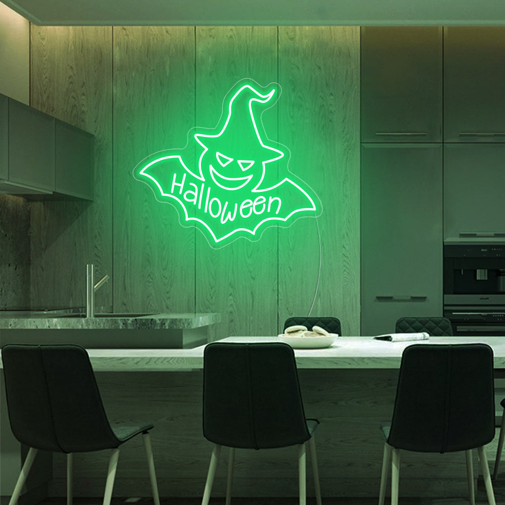 Halloween Batman Neon Sign