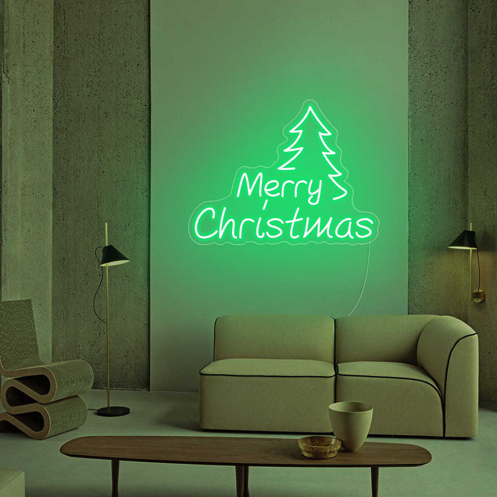 Merry Christmas Neon Sign,Party Decor,Neon Lights,Led Sign for Bedroom