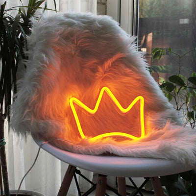 Crown LED Neon Sign | King Crown Neon Art