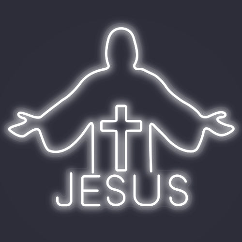 JESUS Neon Sign