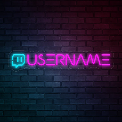 USERNAME- LED Neon Sign