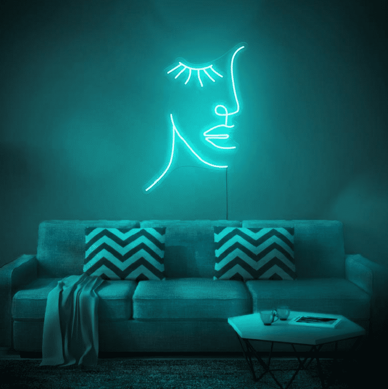 Mother Nature Face - LED Neon Sign