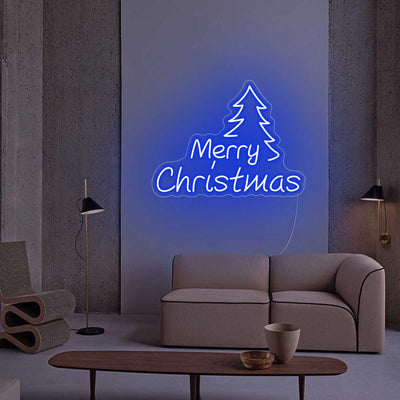 Merry Christmas neon sign, Christmas signs