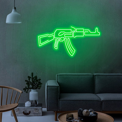 Gun-LED Neon Sign