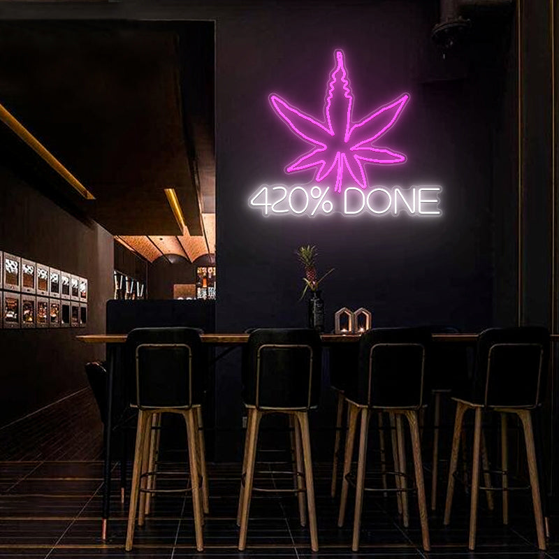 420 Weed Neon Sign