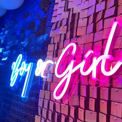 Boy or Girl Neon Sign