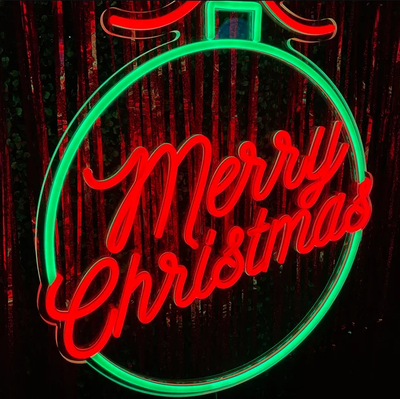 Merry Christmas Neon Sign