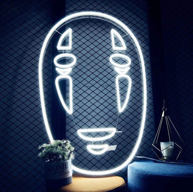 Faceless male anime characters- LED Neon Signs