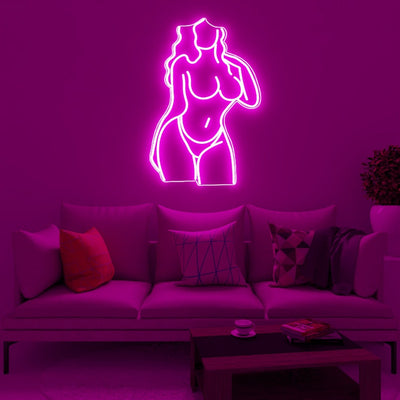 bikini Lady - LED Neon Sign