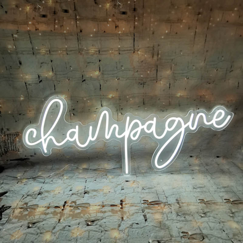 Champagne- LED Neon Sign