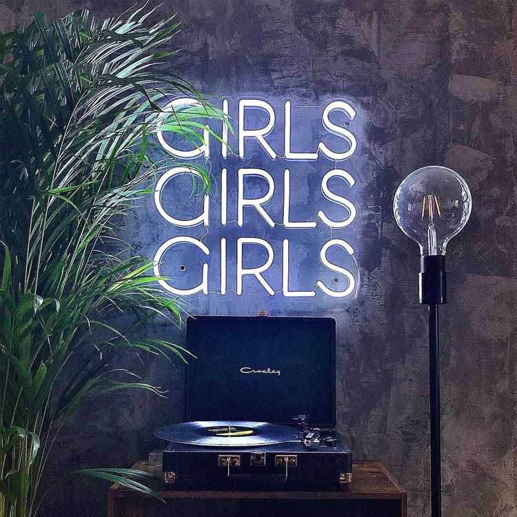 Girls Girls Girls- LED Neon Sign