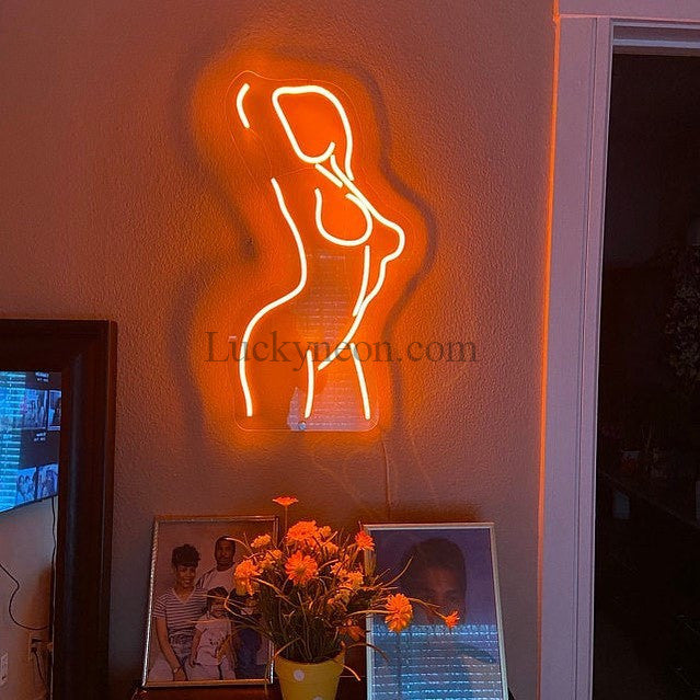 Woman Body Sexy Lady Elegant Nude Girl Neon Sign