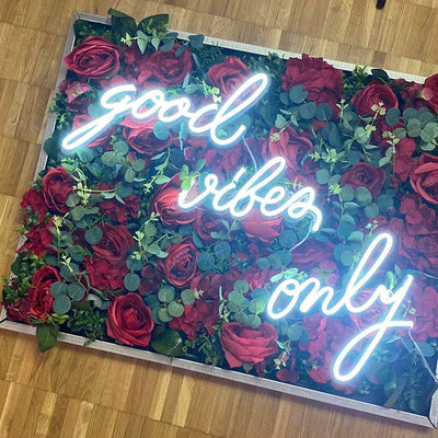 Good Vibes Only Neon Sign Light Party Wall Decor Visual Artwork Handcraft Gift