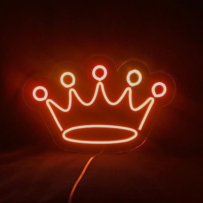 Basquiat crown led neon sign Neon sign for bedroom Crown unbreakable Neon Sign