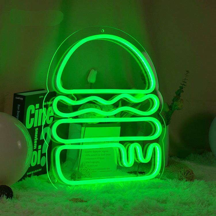 Burger- LED Neon Sign