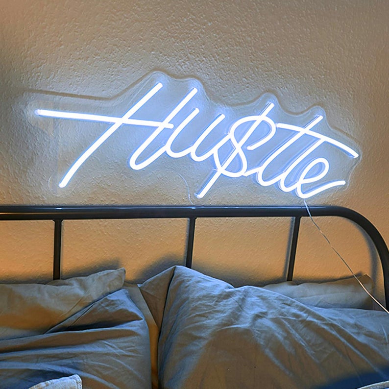 HUSTLE Neon Sign