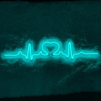 Beating heart LED neon sign for wall decoration, home lighting, Unique bedroom wall decor, also perfect for other spaces like living room, game room , It can also be used as shop neon sign, store lighting and so on!