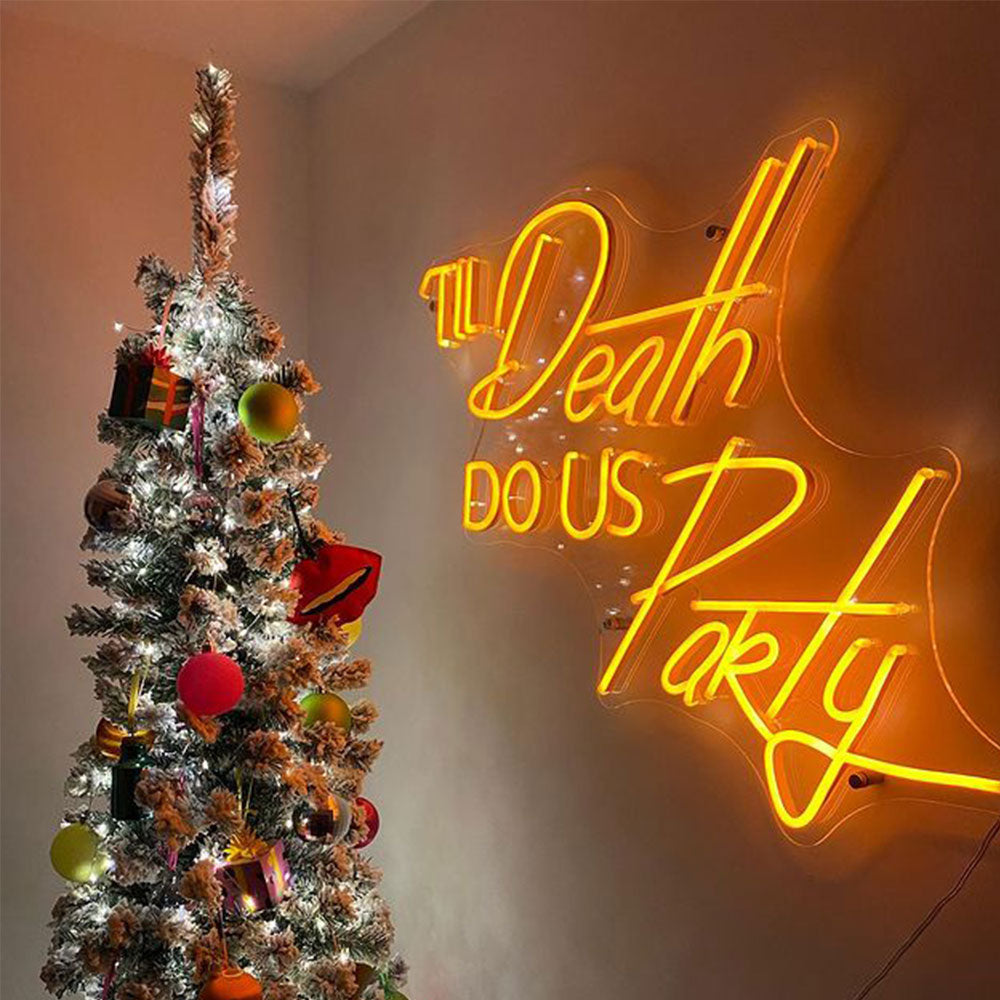 Til Death Do Us Party - LED Neon Sign