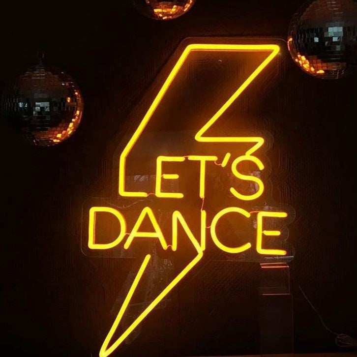 Let's Dance - LED Neon Sign, dance studio neon sign, dancer neon light ...
