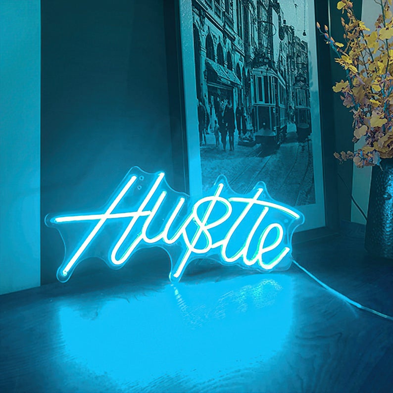 HUSTLE Neon Sign