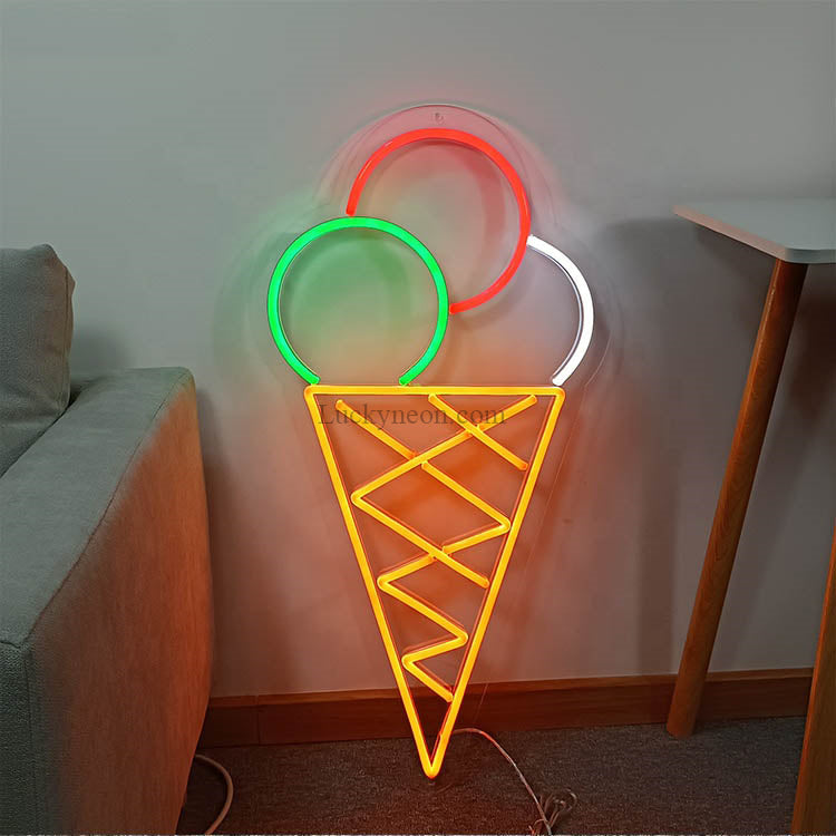 7 Versions Ice Cream - LED Neon Sign