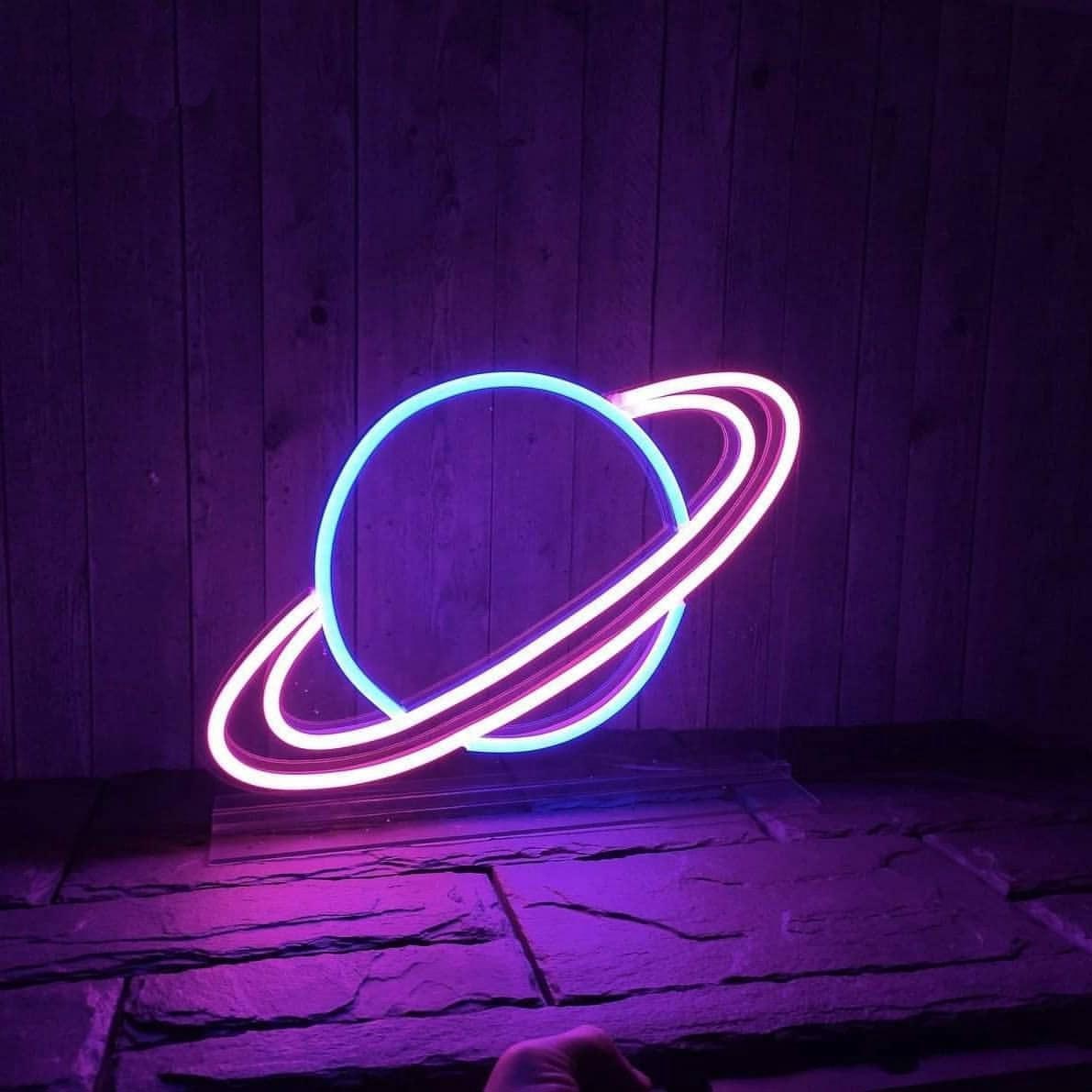 Planet - LED Neon Sign