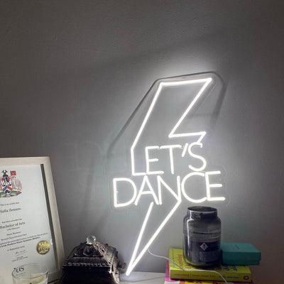 LETS DANCE Neon sign