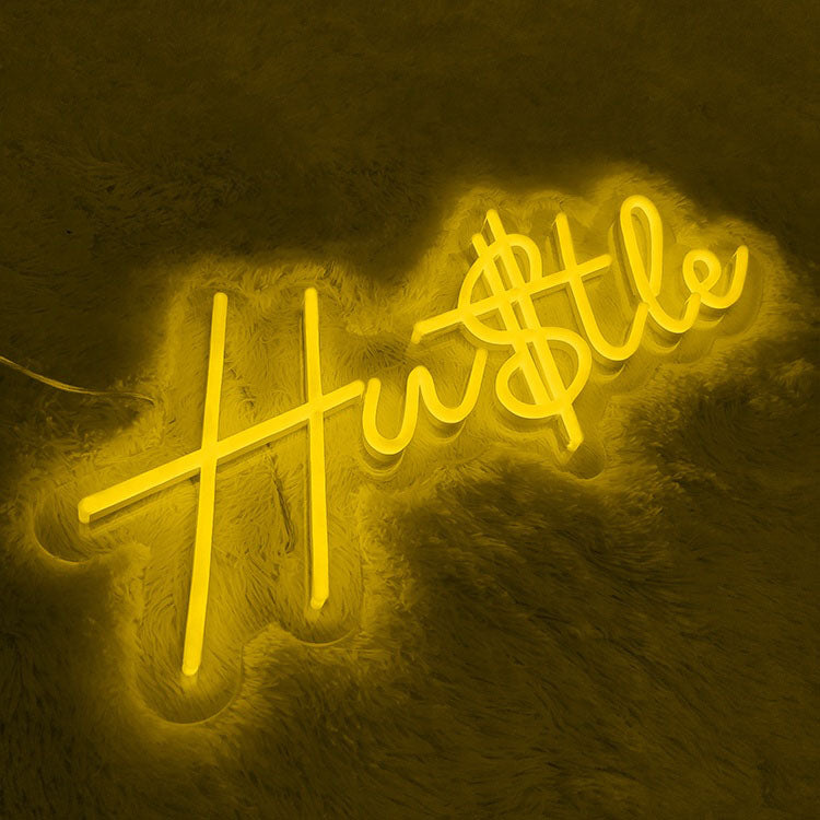 HUSTLE Neon Sign