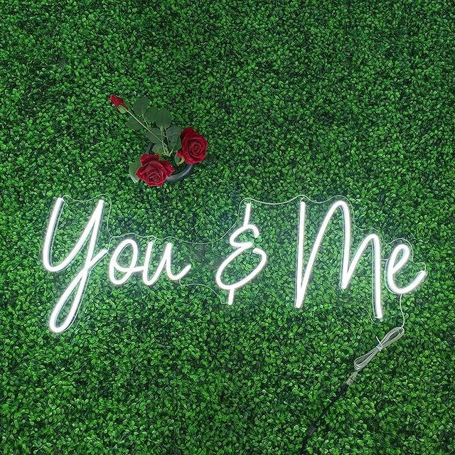 You + Me Neon Sign Neon sign bedroom Led Neon Sign