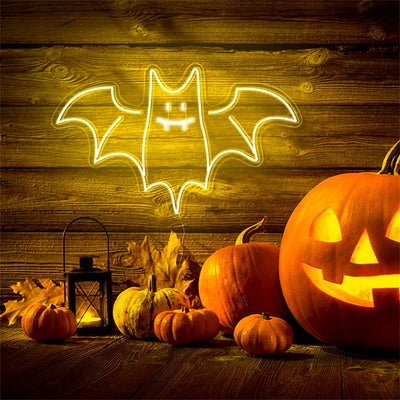 Halloween Batman Neon Sign