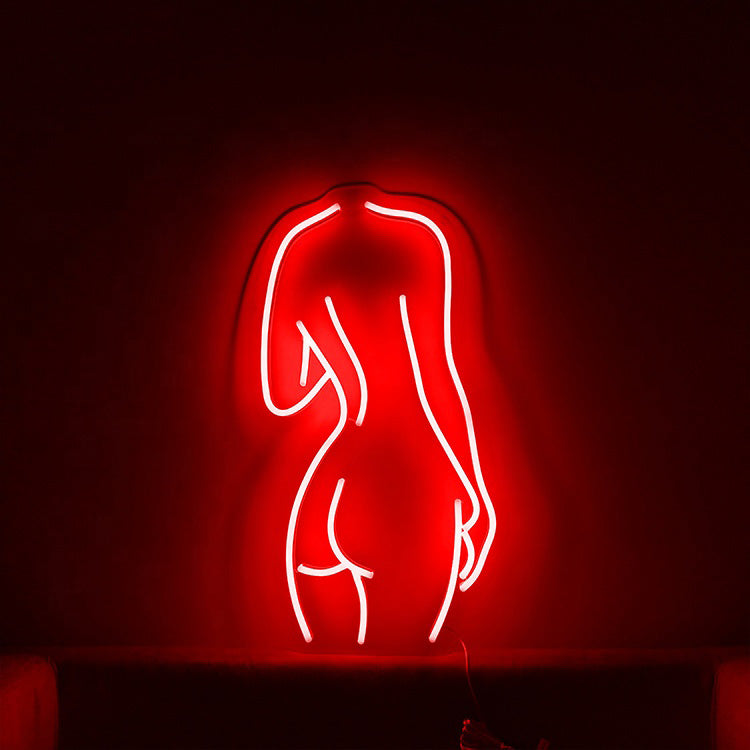 Lady Back - LED Neon Sign
