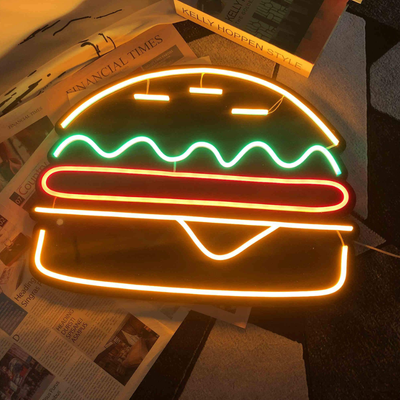 Hamburger Neon Restaurant Shop Signs - LED Neon Signs